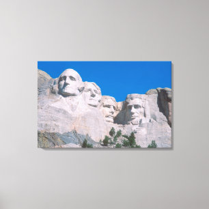 NA, USA, SD, Mount Rushmore. Canvas Print