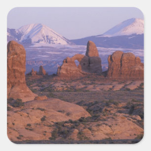 NA, USA, Utah, Arches National Park. Garden of Square Sticker