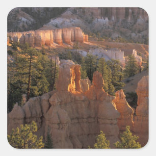 NA, USA, Utah, Bryce Canyon NP 2 Square Sticker