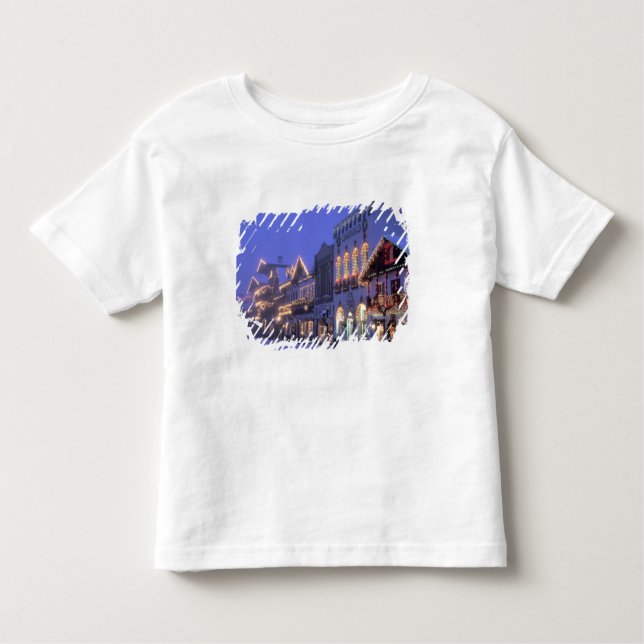 NA, USA, Washington, Leavenworth. Main Street Toddler T-Shirt (Front)