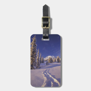 NA, USA, Washington, Mt. Rainier NP, Snowshoe Luggage Tag