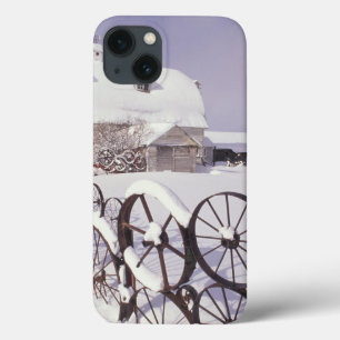 NA, USA, Washington, Uniontown, White barn and iPhone 13 Case