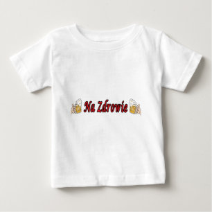 Na Zdrowie Toast With Beer Mugs Baby T-Shirt