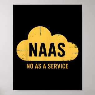 Naas No As A Service Cloud Computer It Support Eng Poster