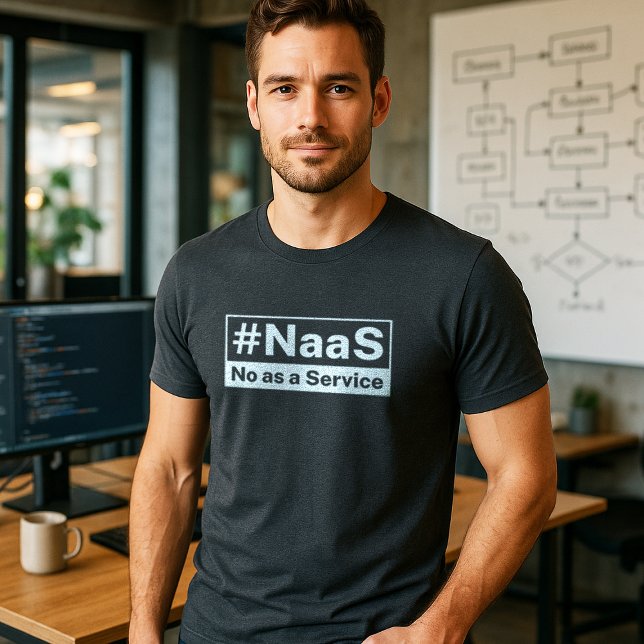 NaaS No as a Service tech humour Tri-Blend Shirt (Creator Uploaded)