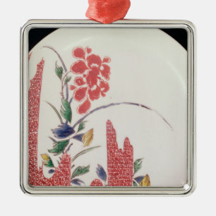 Nabeshima plate, c.1716-35 metal tree decoration