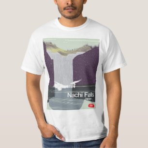 Nachi Falls Japan vintage style travel poster T-Shirt