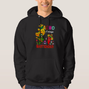 Nacho Average Bartender Cactus Chilli Sombrero Si Hoodie