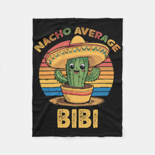 Nacho Average Bibi Matching Mexican Cinco De Mayo Fleece Blanket