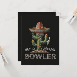 Nacho Average Bowler Fun Invitation