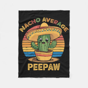 Nacho Average Bunnyaw Matching Mexican Cinco De Ma Fleece Blanket