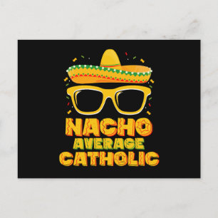 Nacho Average Catholic Church Cinco De Mayo Postcard