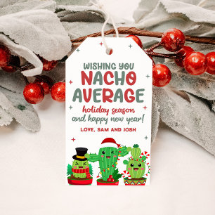Nacho Average Christmas Holiday Gift Tags