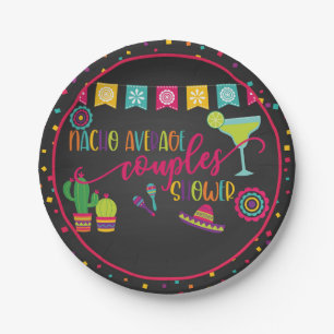 Nacho Average Couples Shower Party Plate - WH