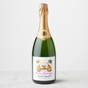 Nacho Average Fiesta! Last Party Bridal Shower Sparkling Wine Label