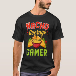 Nacho Average Gamer Cinco De Mayo Video Games Boys T-Shirt