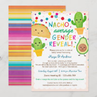 Nacho Average Gender Reveal - Virtual Baby Shower