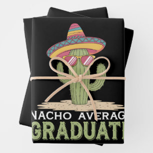 Nacho Average Graduate Cactus Graduation Mexican Wrapping Paper Sheet