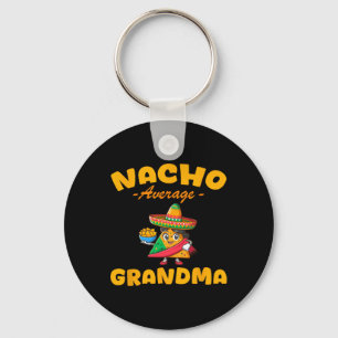 Nacho Average Grandma Cinco De Mayo Mexican Matchi Key Ring