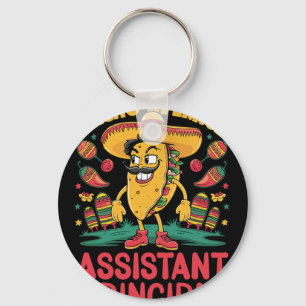 Nacho Average Istant Principal Cinco De Mayo Mexic Key Ring