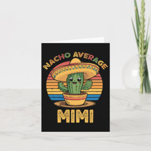 Nacho Average Mimi Matching Mexican Cinco De Mayo  Card