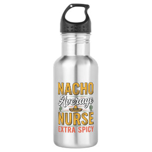 Nacho Average Nurse Extra Spicy Vintage Shirt Desi 532 Ml Water Bottle
