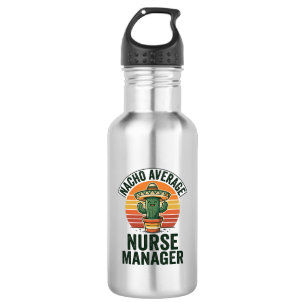 Nacho Average Nurse Manager Funny Cactus Shirt_1 532 Ml Water Bottle