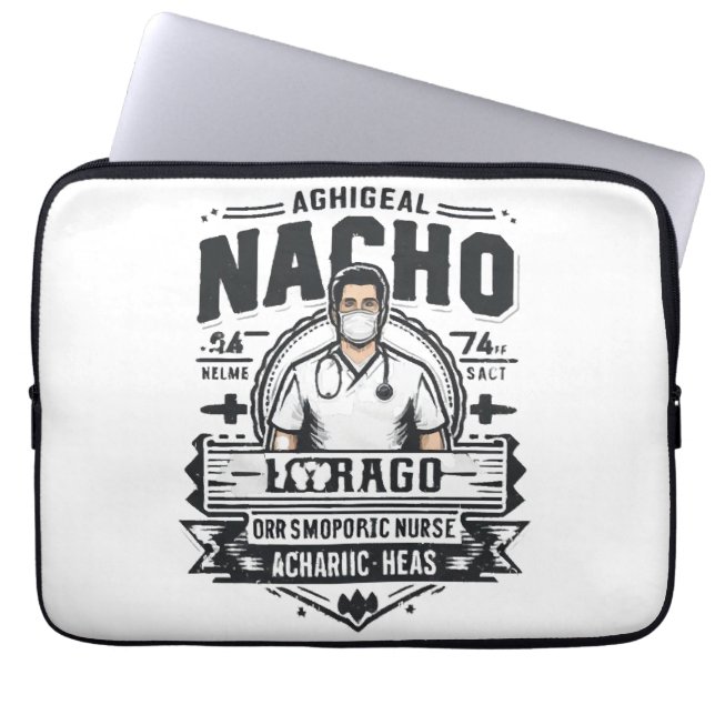 Nacho Average Orthopaedic Nurse Laptop Sleeve (Front)