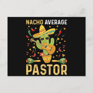 Nacho Average Pastor Religious Leader Cinco De May Postcard
