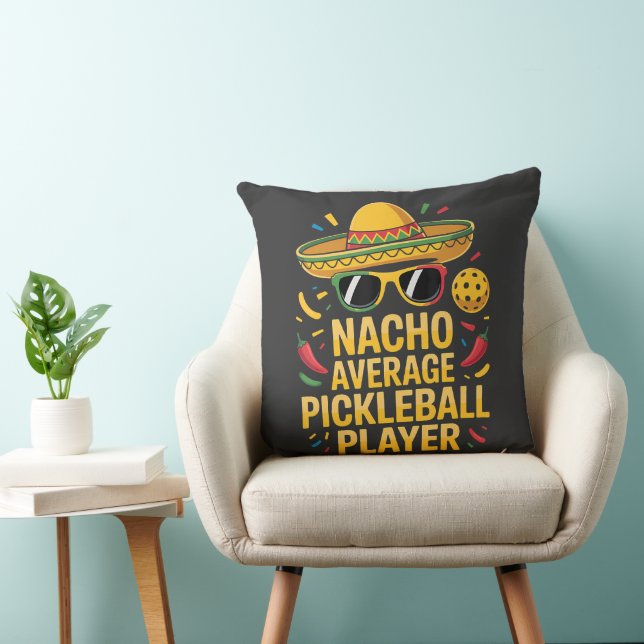 Nacho Average Pickleball Player Cushion (Chair)