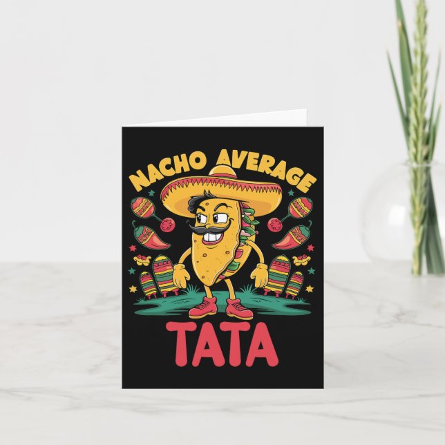 Nacho Average S Breast Mexican Matching Cinco De M Card (Front)