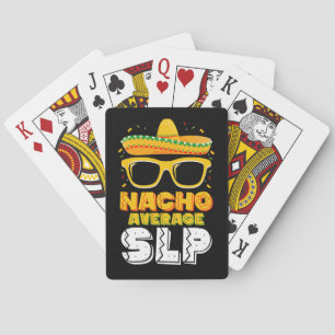 Nacho Average SLP Speech Language Pathologist Playing Cards