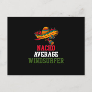 Nacho Average Windsurfer Postcard