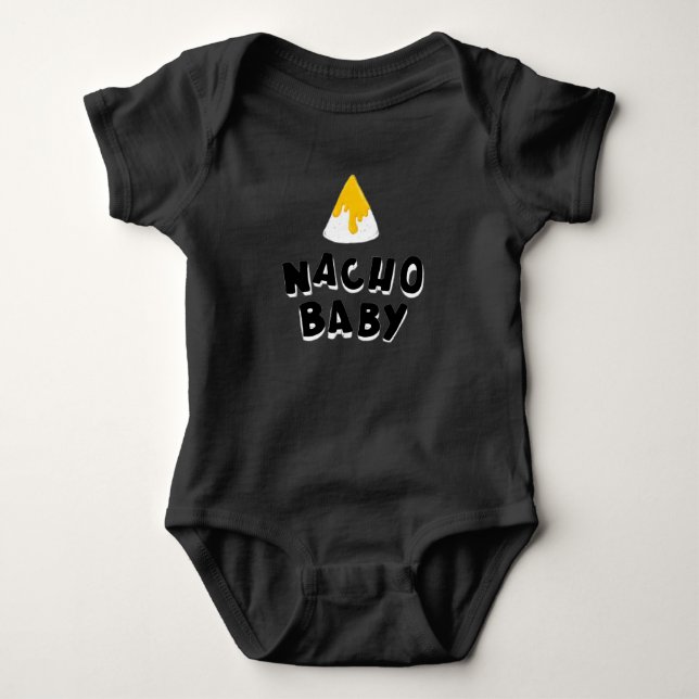 Nacho Baby Funny Bodysuit (Front)