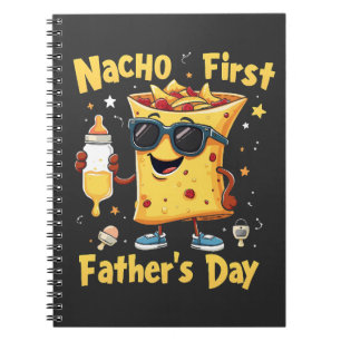 Nacho First Father's Day Cinco De Mayo Dad Notebook