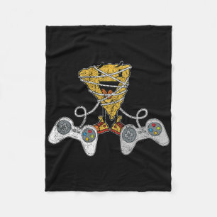Nacho Gaming Cinco De Mayo Funny Video-game Contro Fleece Blanket