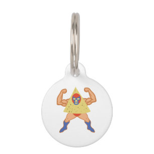 Nacho Man Pet Tag