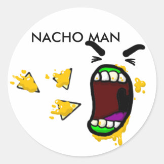Nacho Man Stickers