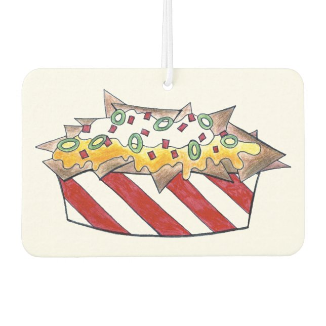 Nacho Not Your Man Cheese Nachos Funny Foodie Gift Car Air Freshener (Front)