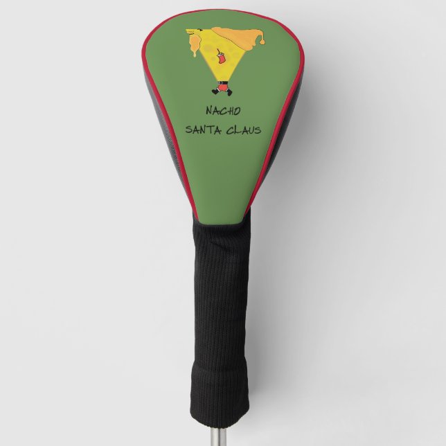 Nacho Santa Claus Golf Head Cover (Front)