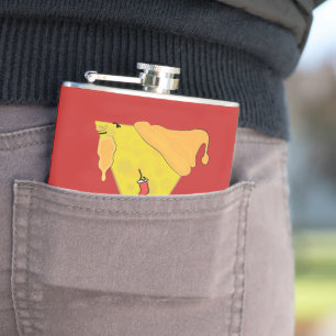 Nacho Santa Claus Hip Flask