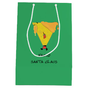 Nacho Santa Claus Medium Gift Bag