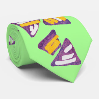 Nacho tie on Electric Mint