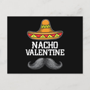 Nacho Valentines Day Mexican Spanish Husband Postcard