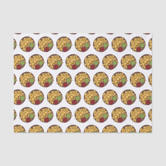 Nachos cartoon illustration  tissue paper (Front)