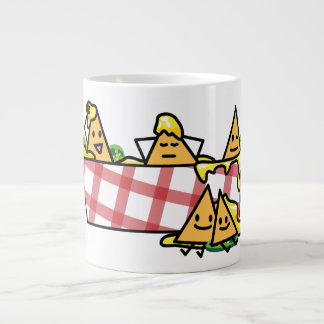 Nachos Melted Cheese Jalapeno Nacho tortilla chips Large Coffee Mug