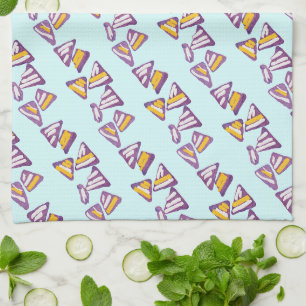 Nachos on Pale Blue kitchen towel