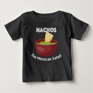 Nachos, The Mexican Salad - Baby Fine Jersey T-Shi Baby T-Shirt