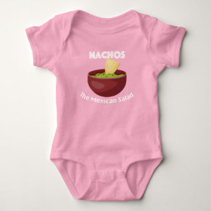 Nachos, The Mexican Salad - Baby Jersey Bodysuit