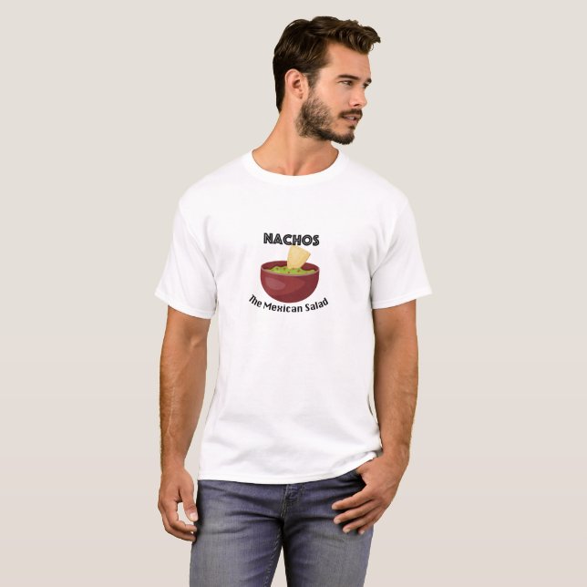 Nachos, The Mexican Salad - Men's Basic T-Shirt (Front Full)